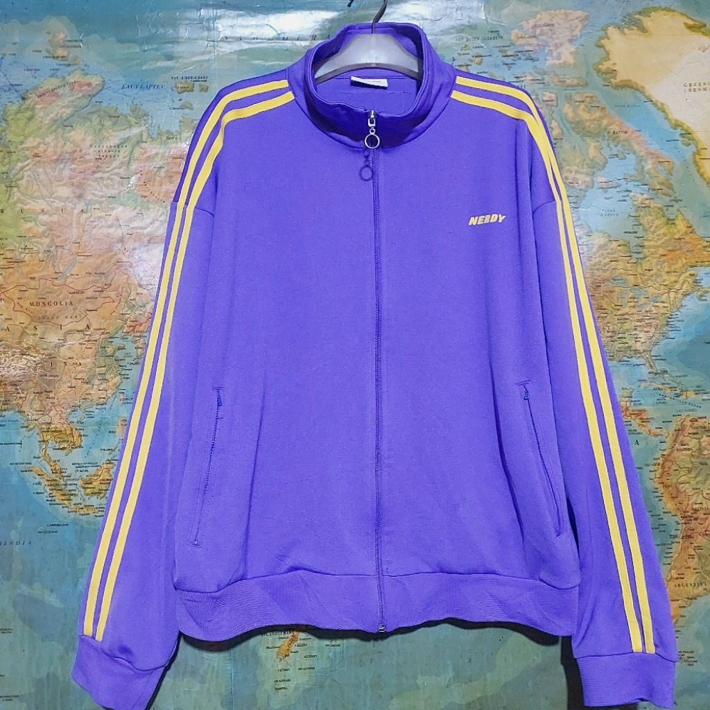 jaket NERDY NY TRACKTOP purple original
