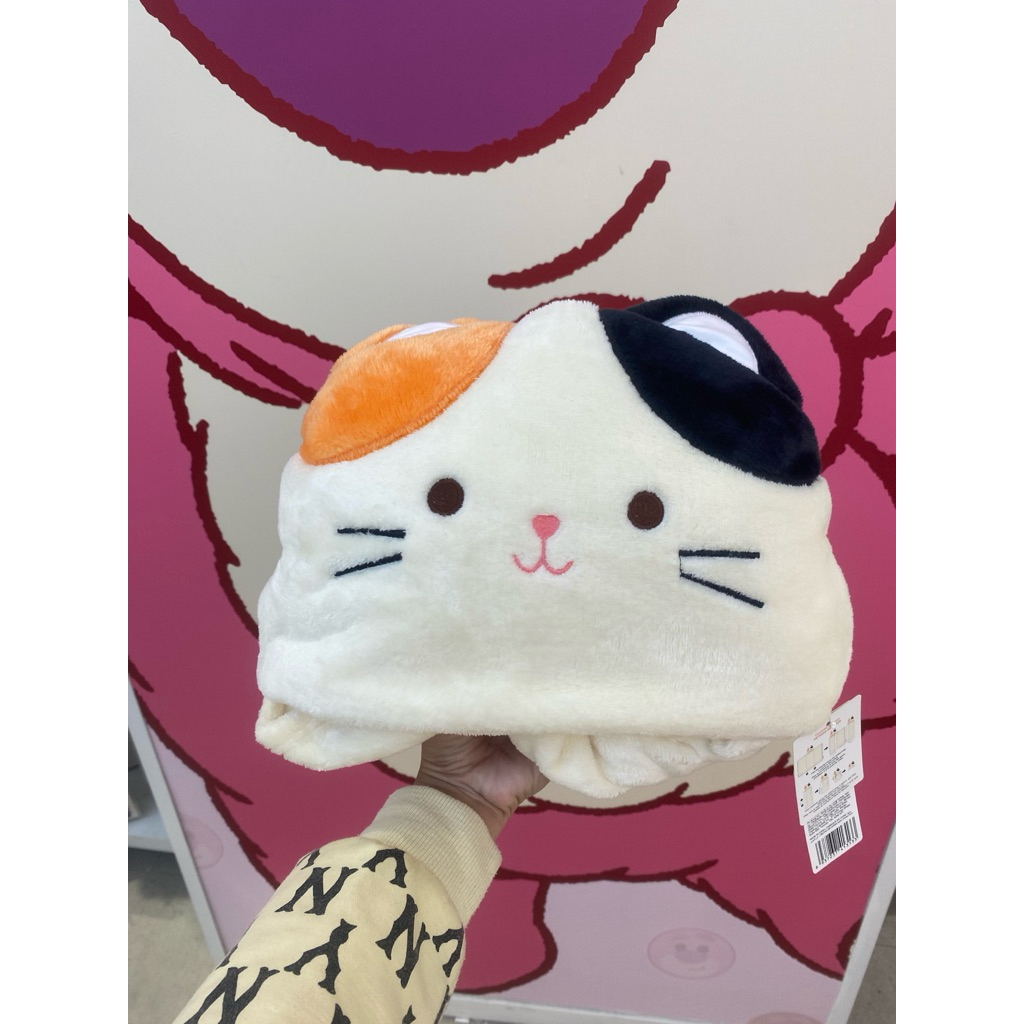 Miniso - Cute Animal Series Hooded Blanket 140x90cm (Cat)