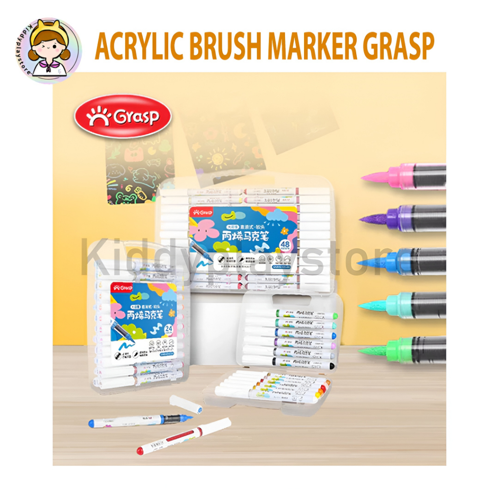 Acrylic Brush Marker Grasp Tabung / Cat Akrilik Kuas GMM5105