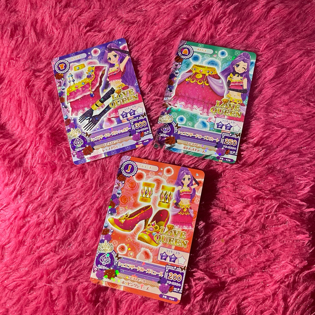 [OFFICIAL] KARTU AIKATSU PROMOTION SET LOVE QUEEN MIZUKI KANZAKI
