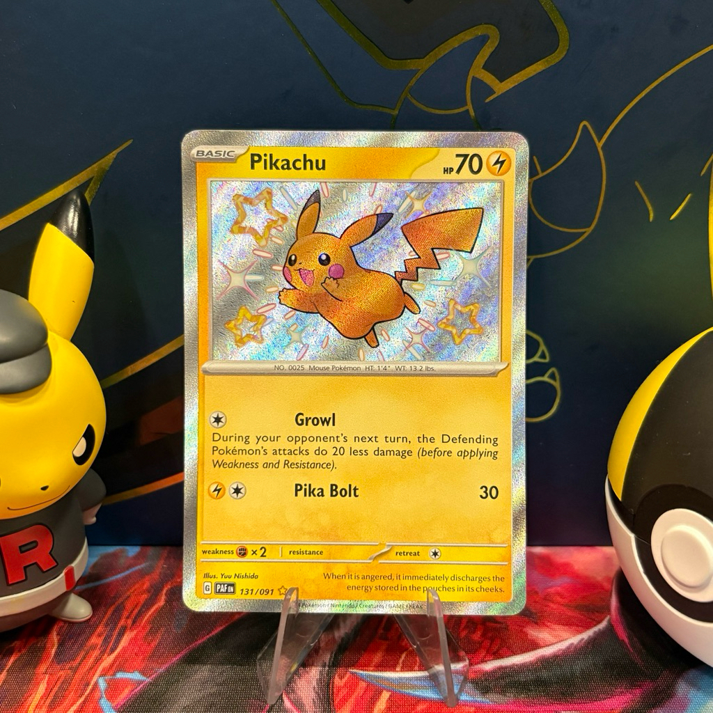 Pikachu 131/091 ENG - Baby Shiny - Paldean Fates - Pokemon TCG