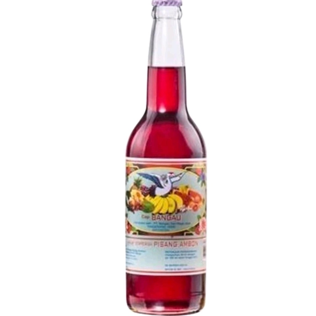 Sirup Bangau Rasa Pisang Ambon 1 BOTOL | Sirup Cap Bangau