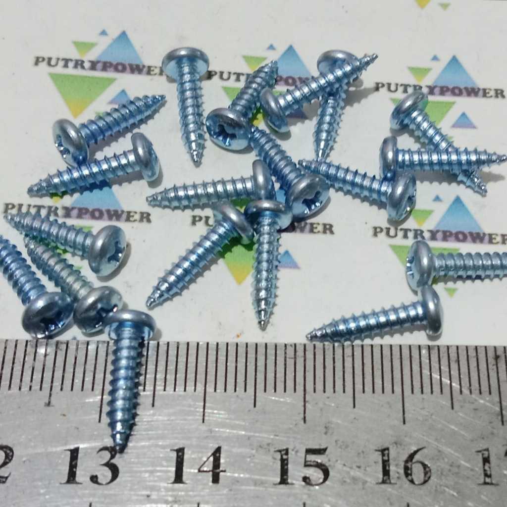 100PCS baut tr final . drat ulir diameter 3mm .cara pakai tinggal bor heatsink pakai mata bor 2.5mm 