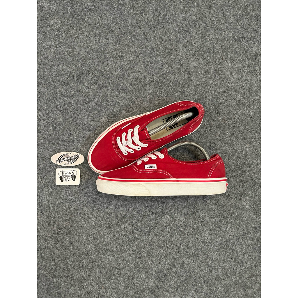 Vans Authentic Red Size 36.5 | Second Original Good Condition