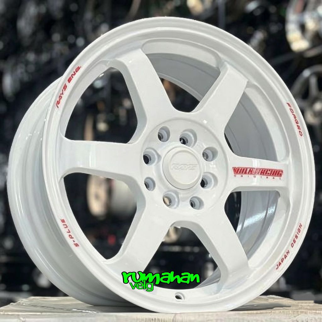 velg VOLKRAYS TE37 ring 16 lebar 7 et 40 racing r16 velg mobil Avanza Xenia Livina Wuling binguo kij