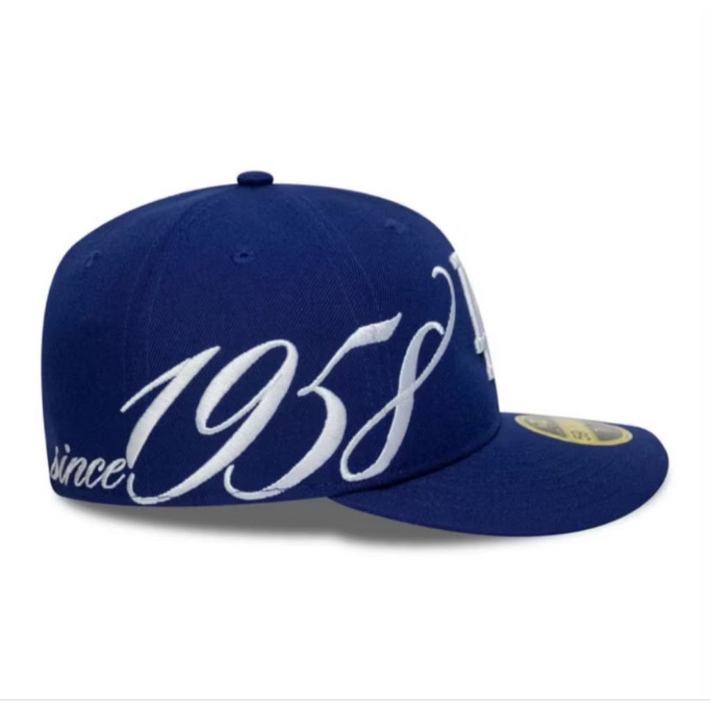 Topi New Era Cap Los Angeles Dodgers Est. 59Fifty Day Low Profile 59Fifty Fitted Hat Original