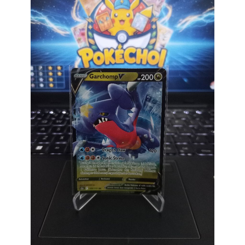 Garchomp V - 078/154 RR | TCG Pokemon Indonesia VSTAR Semesta (S12a)