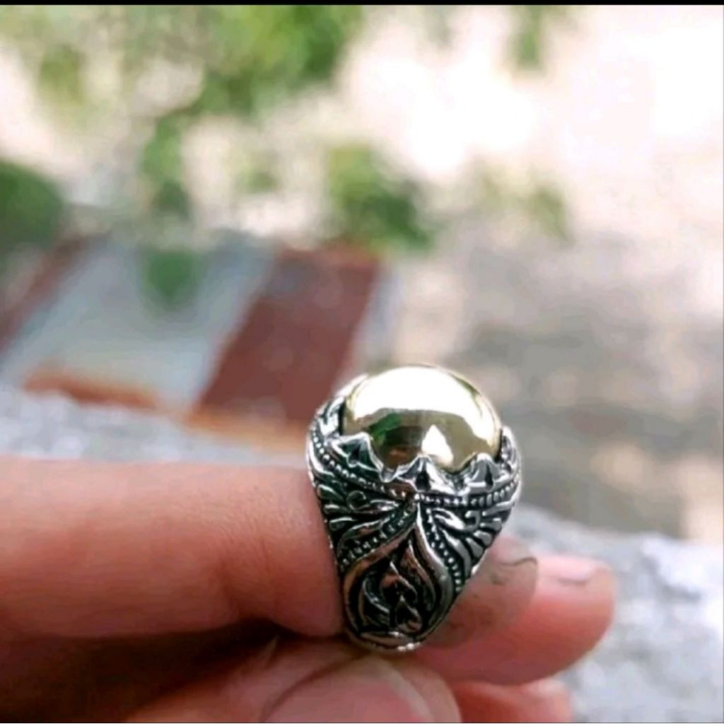 cincin badar emas kuningan