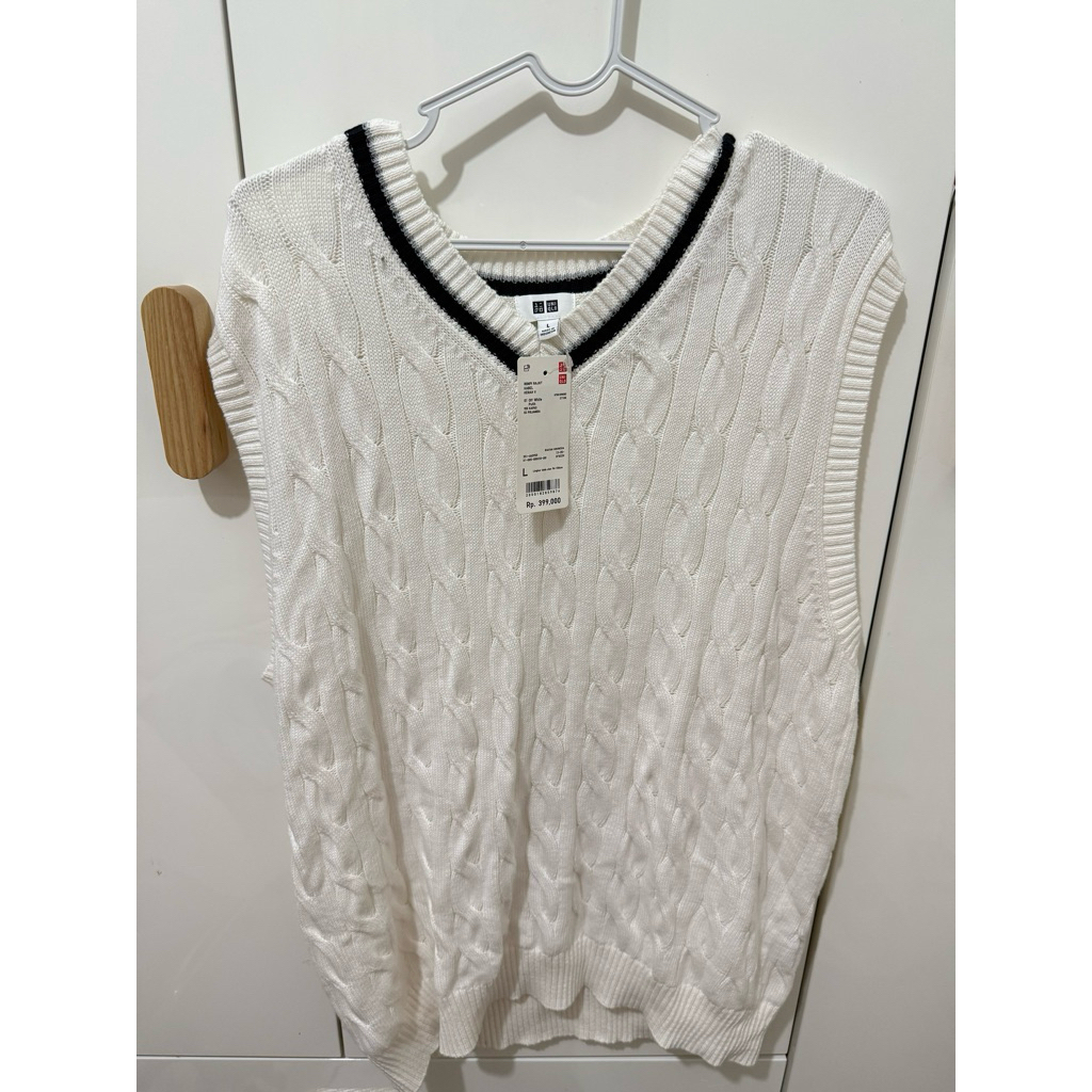 uniqlo sweater rompi knit