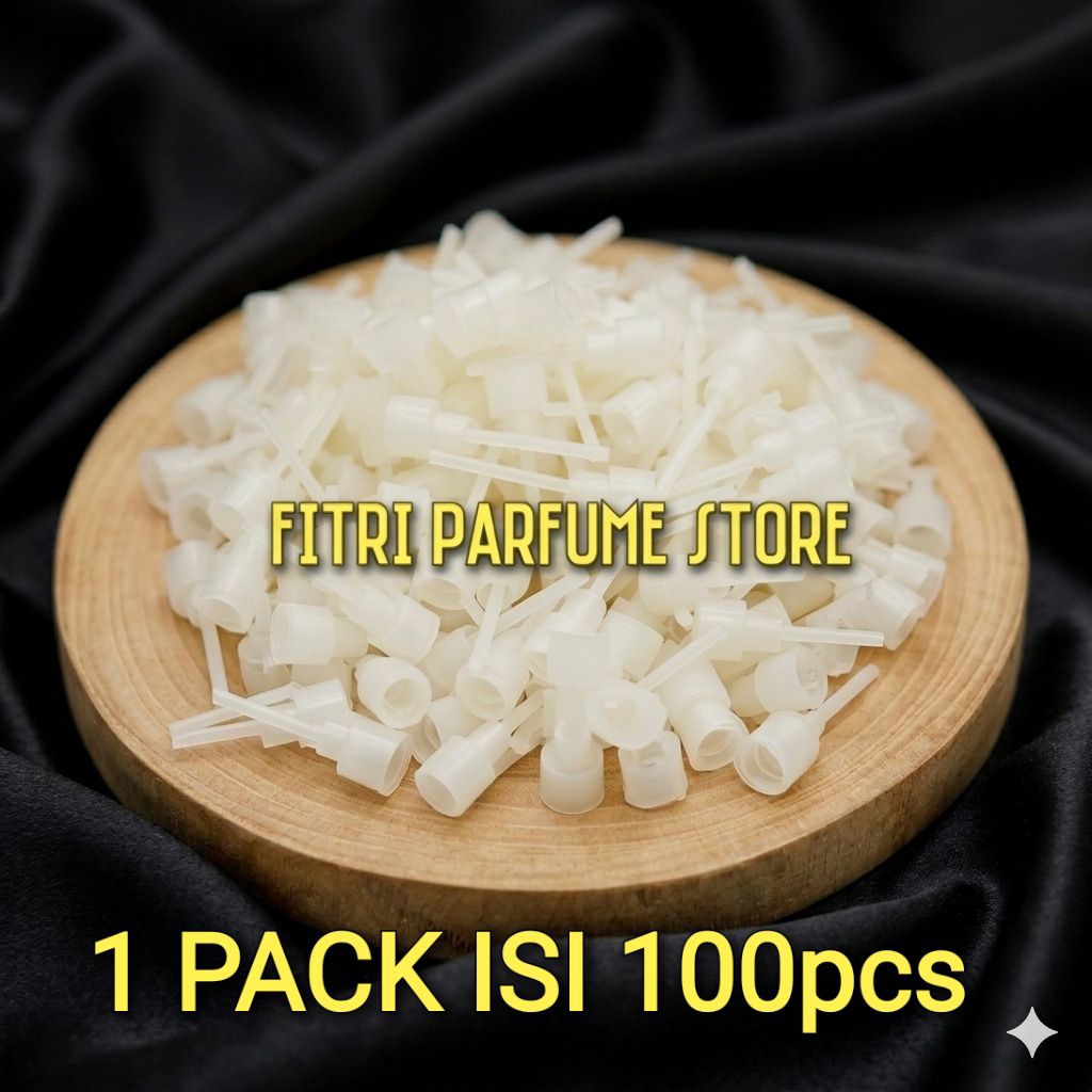 Tutup botol plastik botol tester vial 3ml 4ml 7ml (isi 100pcs)