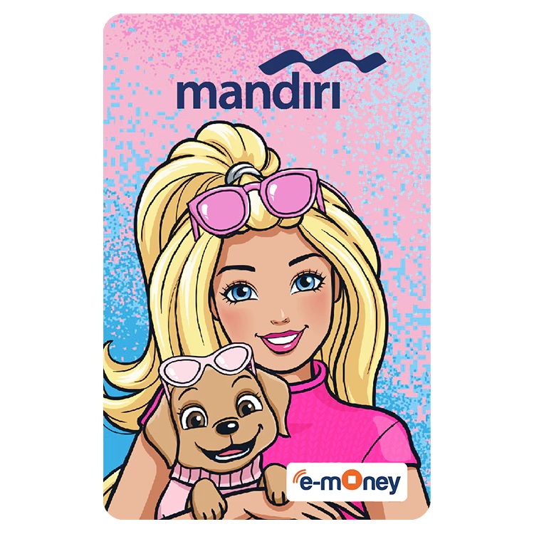 Mandiri e-Money Barbie 2026 - Barbie & Puppy