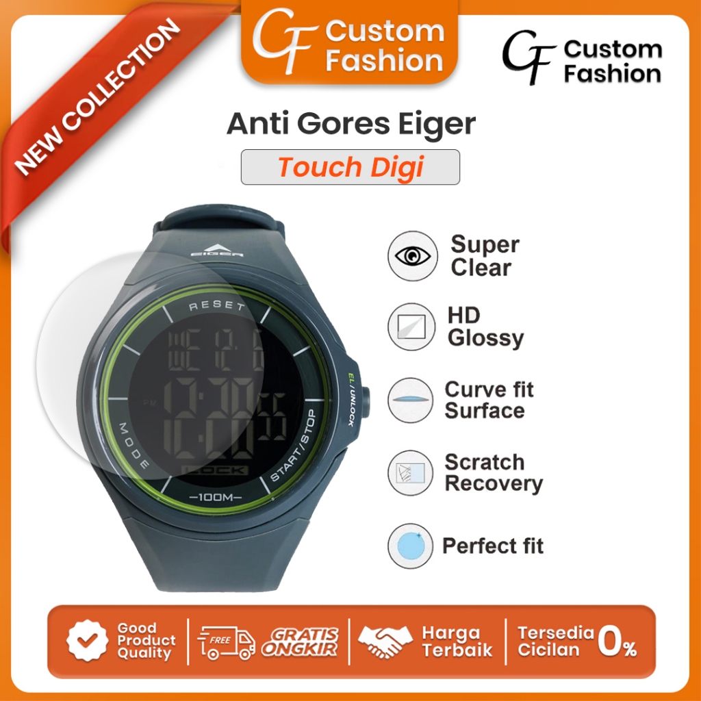 Anti Gores Jam Tangan EIGER TOUCHDIGI TOUCH DIGI Anti Gores Hydrogel