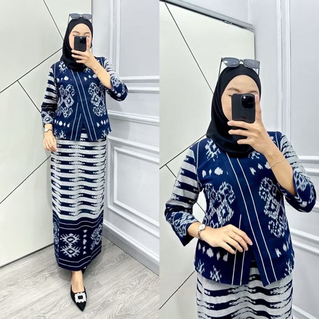 MARETHA SET TENUN - SETELAN WANITA - SETELAN TENUN