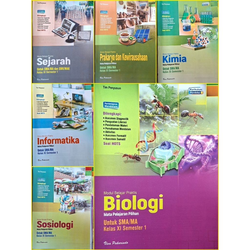 Buku LKS Viva Pakarindo SMA Kelas XI, 11 semester 1 dan 2 Tahun 2025 / 2026
