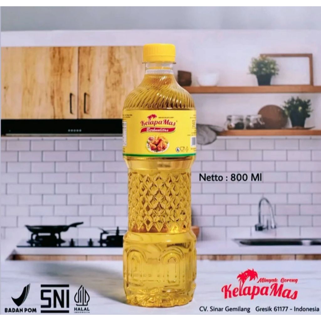 minyak goreng KELAPA MAS 800ml murah