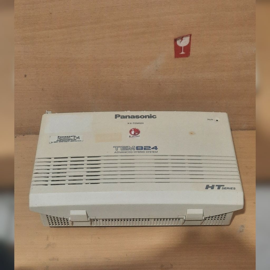 PABX PANASONIC KX-TEM 824 8LINE 24 EXTENSION BEKAS PLUS TELEPHONE AVAYA