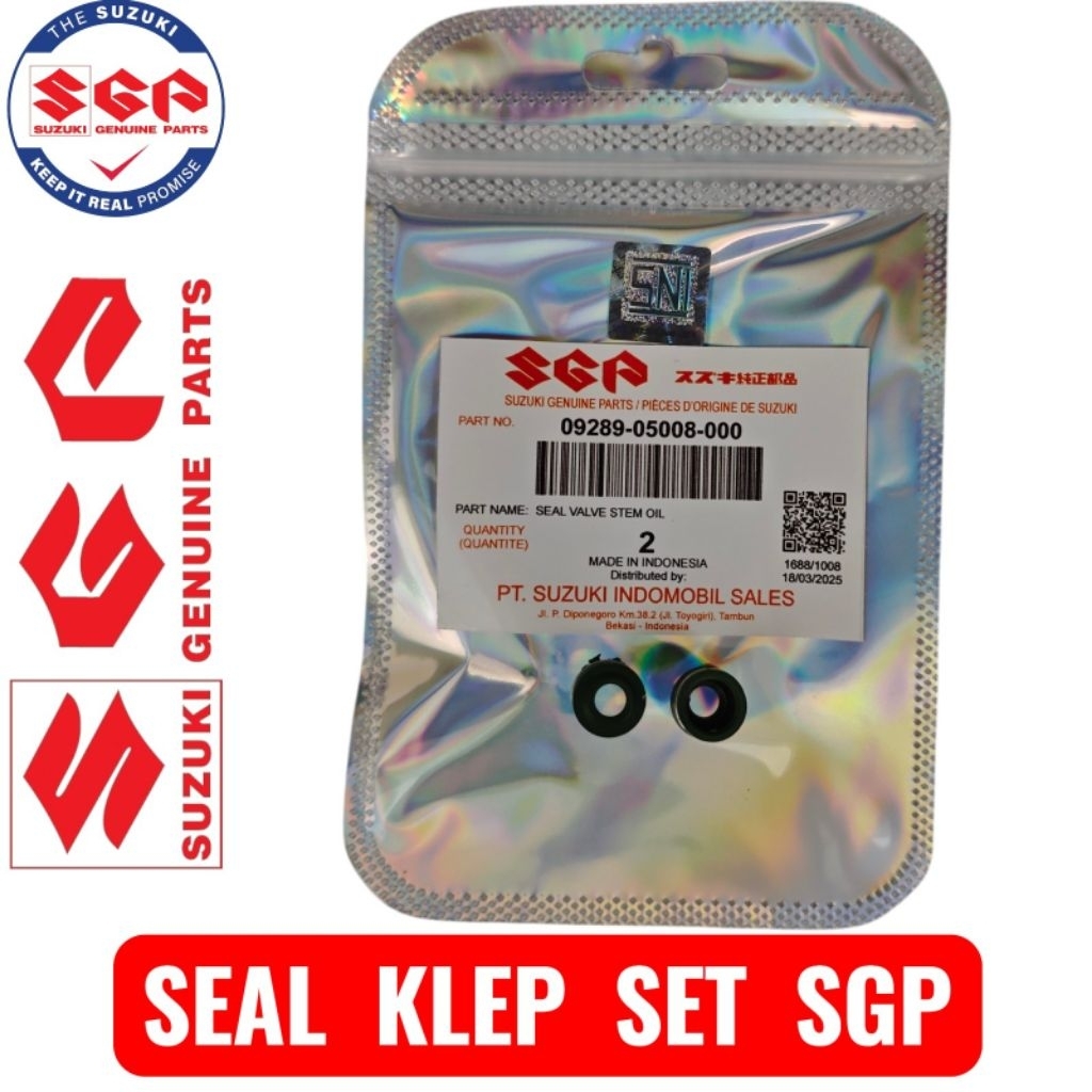 [ SUZUKI GENUINE PART ] SEAL KLEP SGP 2 PER ORIGINAL SEAL VALVE SGP SET SMASH 09289-05008-000