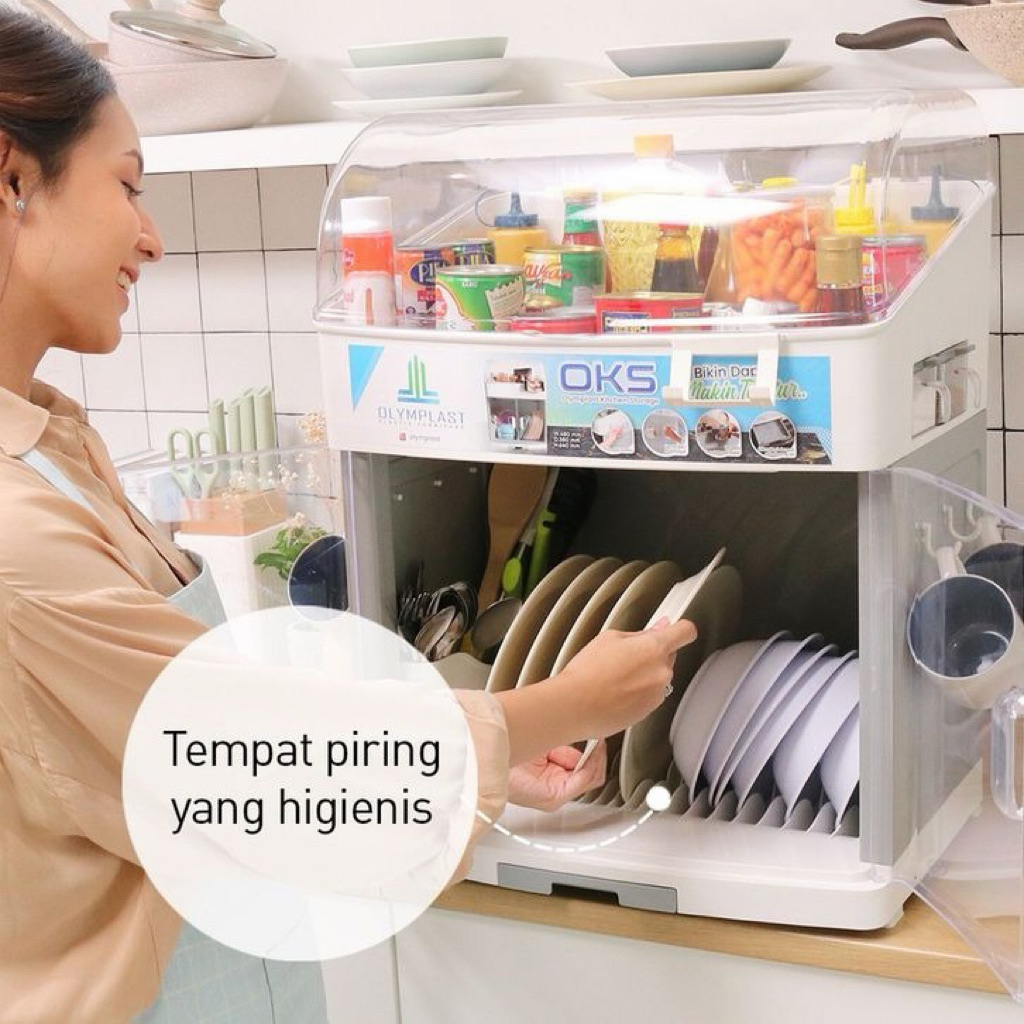 Olymplast Rak Piring Plastik Lemari Piring Plastik OKS Olymplast Dish Drainer ODR OLYMPLAST Rak Bumb