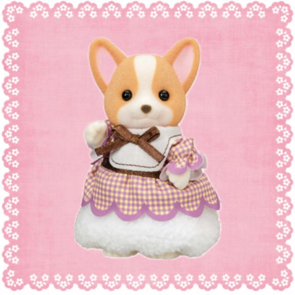 Sylvanian Owl Hidden Room, Corgi, Chocolate Rabbit, Deer Prince Keychain - Pre Order