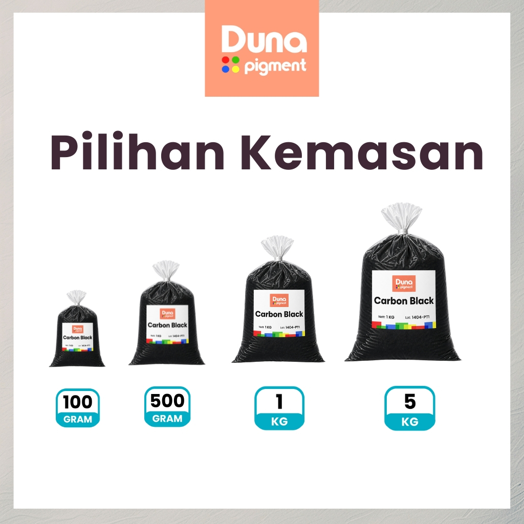 25 KG - Carbon Black N330 Pigment Hitam – Untuk Cat, Tinta & Plastik | Industrial Grade | Bukan Karb