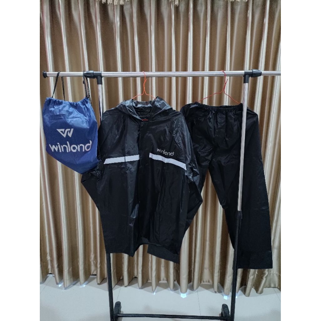 Jas Hujan Dengan Pelindung Wajah by Winland Official Shop (ex ngonten)