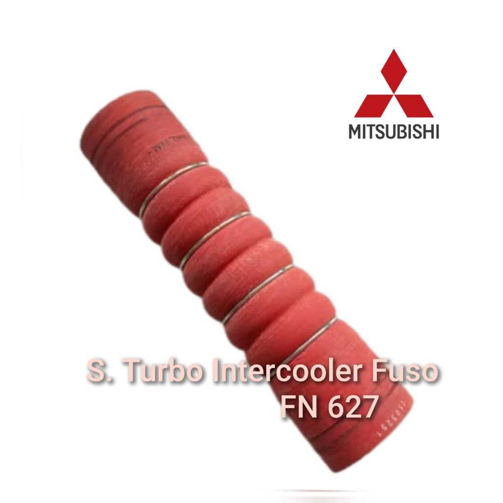 Selang Tubo Intercooler Fuso FN 627 Lurus Orange