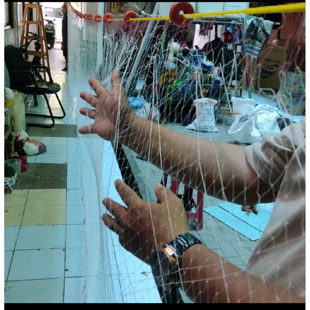 JARING UDANG NILON 3 LAPIS SIAP PAKAI