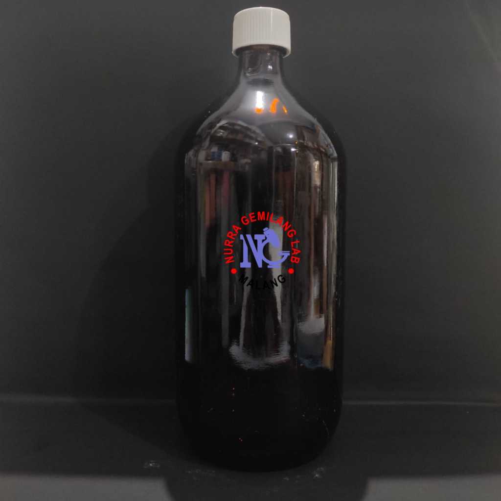 Botol Kaca Gelap 1000 ml | Botol Kaca Coklat 1 liter REKONDISI