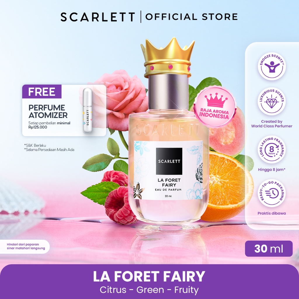 Scarlett Whitening Eau De Parfum La Foret Fairy