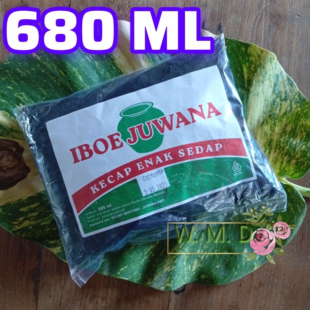 KECAP IBOE JUWANA 680 ML ( DIPRODUKSI OLEH GENTONG JUWANA)