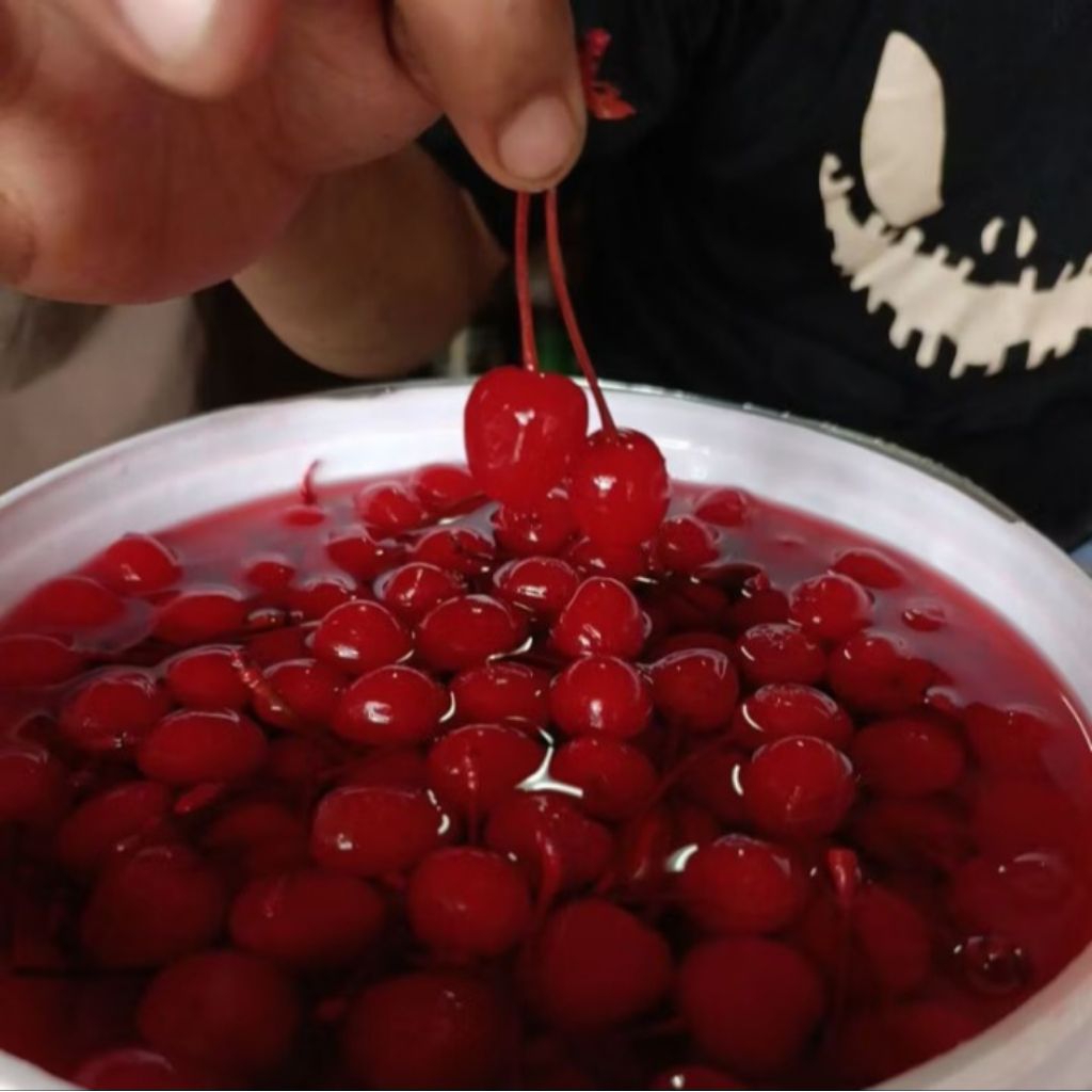 Chery/ Buah Cherry Tangkai Ceri