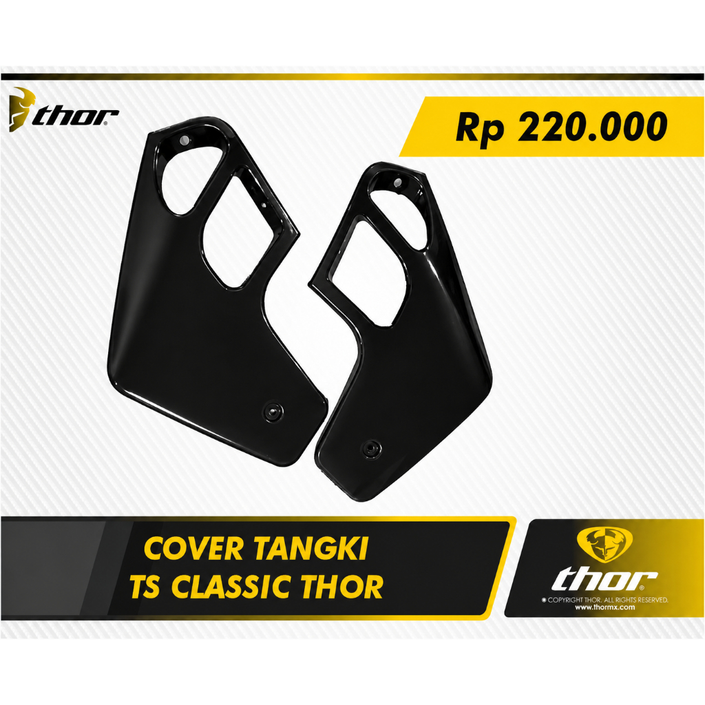 Cover Tangki TS Classic Thor | Cover Body Tangki TS Classic Trail | Cover Samping TS Classic Plastik
