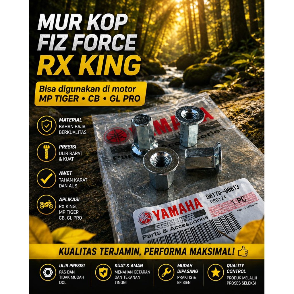 MUR BLOK KOP FIZ R FIZR ORI YAMAHA PNP KOP RX KING CB GL MP 90179-08813