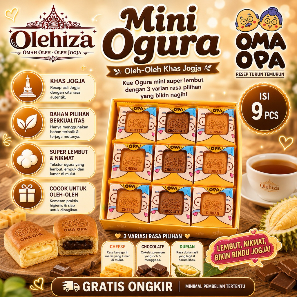 Mini Ogura Oma Opa – Soft Cake Mini – Lembut & Enak