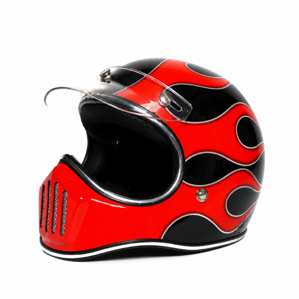 HELM JS CAKIL API VINTAGE SNI/HELM RETRO/HELM VINTAGE/HELM KEREN/HELM PRIA/HELM DEWASA