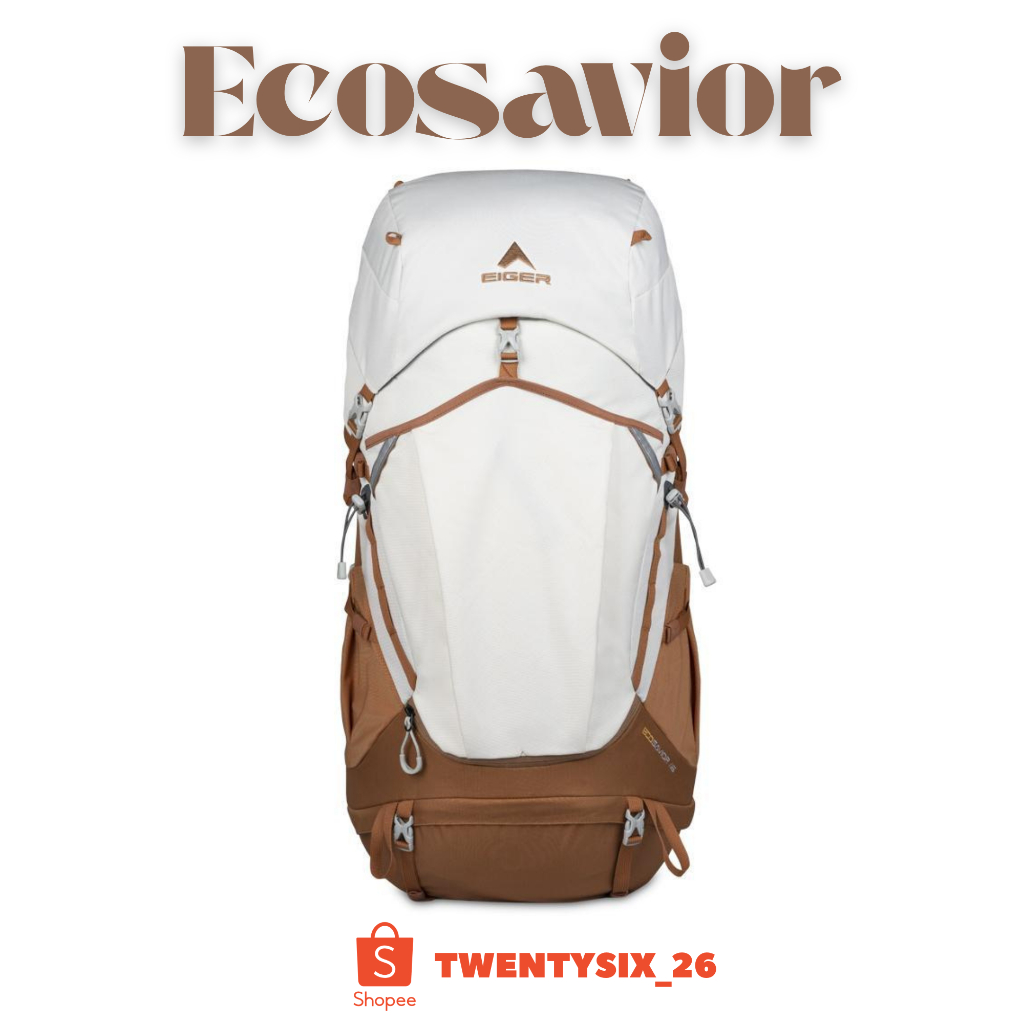 PROMO TAS GUNUNG EIGER ECOSAVIOR CARRIER 45L - ORIGINAL FREE RAINCOVER