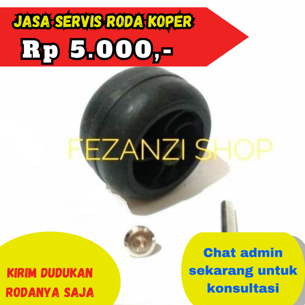 Roda koper replacement single ban diameter 5.5cm