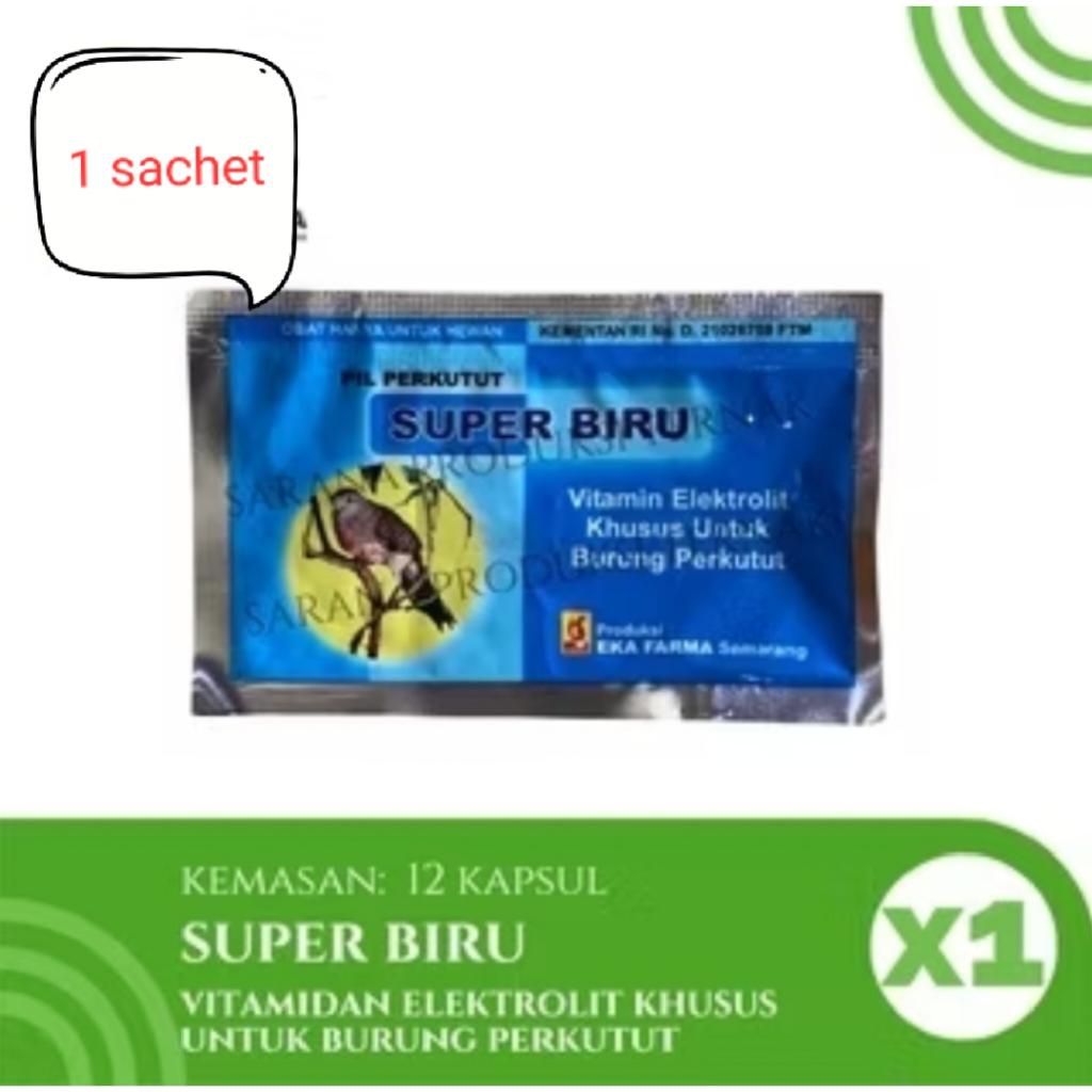 JAMU PERKUTUT BIKIN GACOR (SUPER B1RU) EKA FARMA