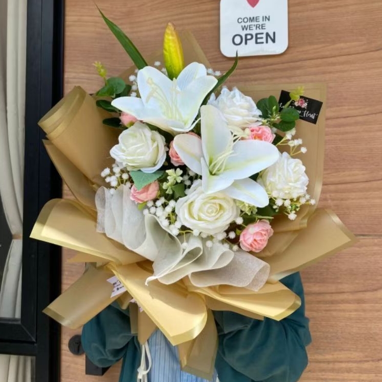 BUKET BUNGA PREMIUM BUKET BUNGA ARTIFICIAL KOREAN BUKET ARTIFISIAL BOUQUET BUNGA ARTIFICIAL BUKET BU