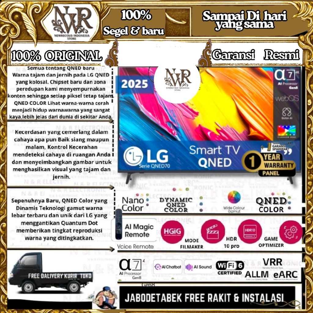 LG 50QNED70ASA UHD 4K 4K SMART TV 50 INCH