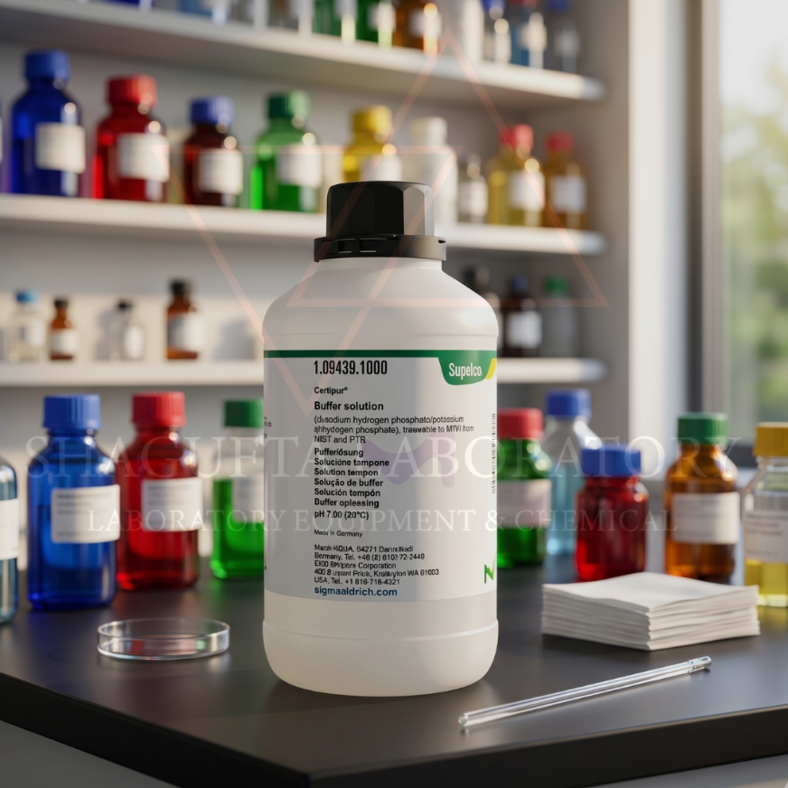 BUFFER SOLUTION PH 7 MERCK 109439/ LARUTAN BUFFER PH 7 - 1L ORIGINAL