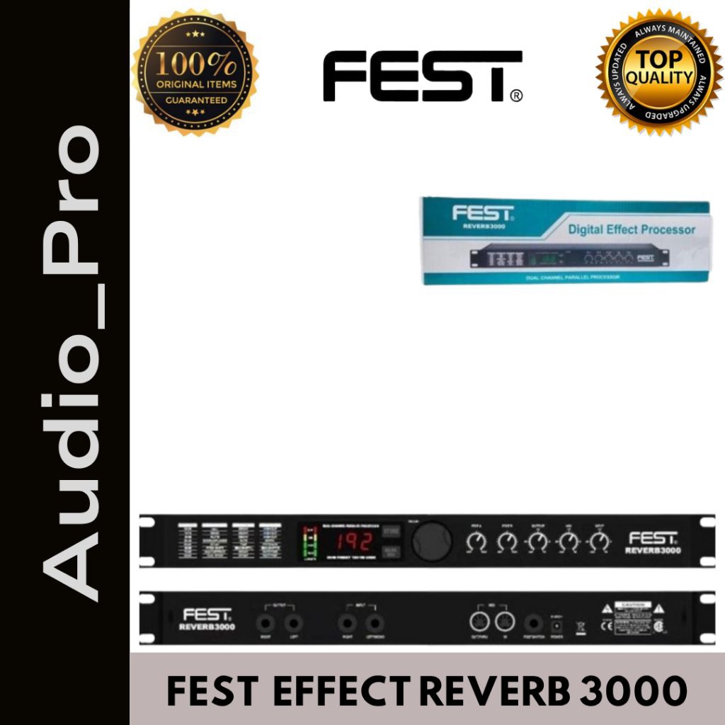 Effect Vocal Fest Reverb 3000 Reverb3000 Reverb-3000 Efek Vokal Fest Original