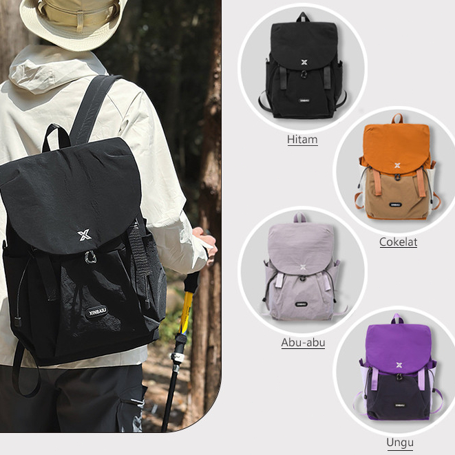 READY COD Tas Ransel Wanita Korean Backpack Polos Baby Bag Baru Tas Ransel eiger Anak Sekolah sma re