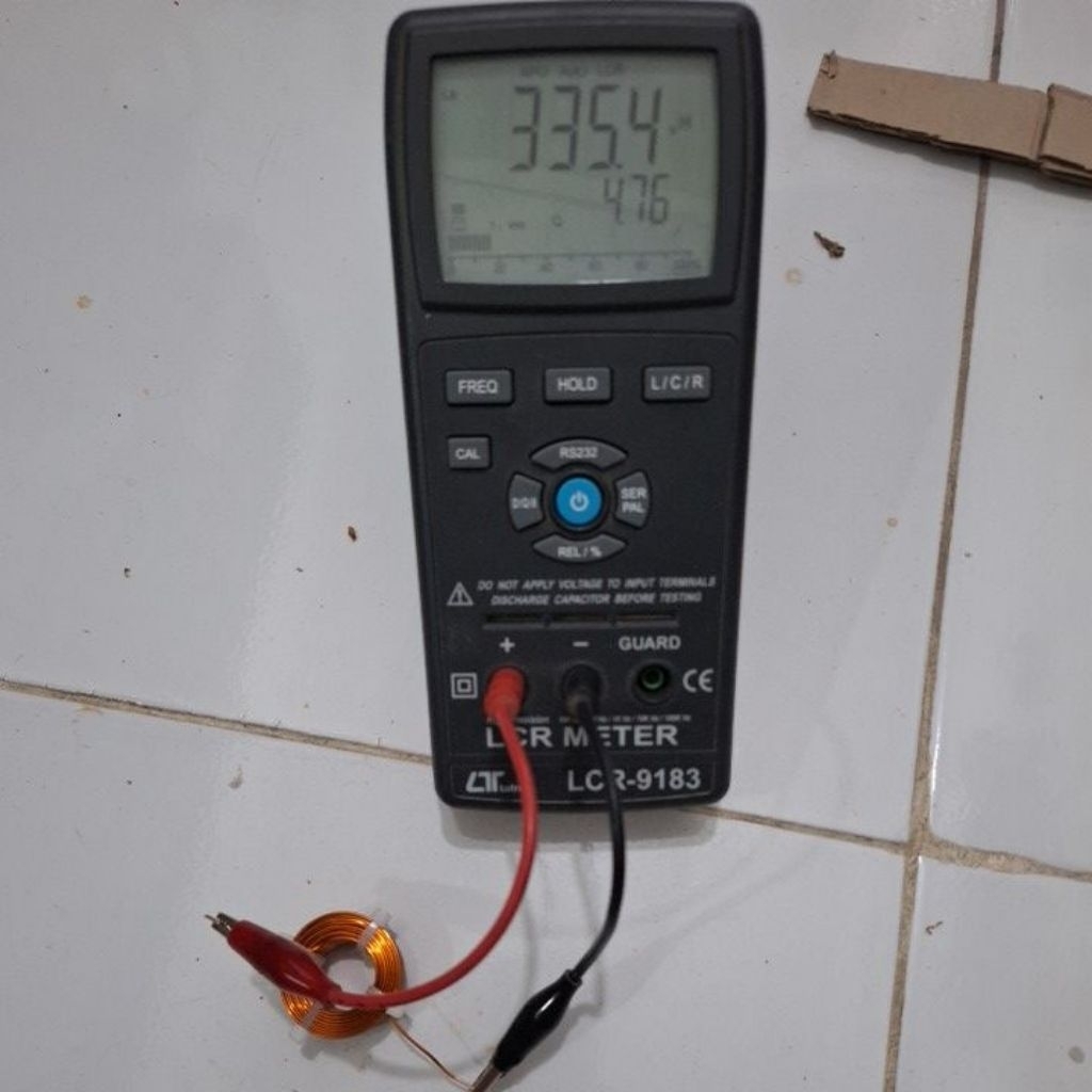 coil lilitan crossover pasif 0,33mh 0,8mm