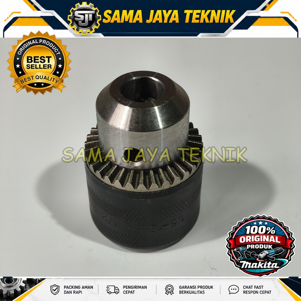 DRILL CHUCK/KEPALA BOR 13MM-1/2" UNTUK MAKTEC MT80B/M0801B ORIGINAL