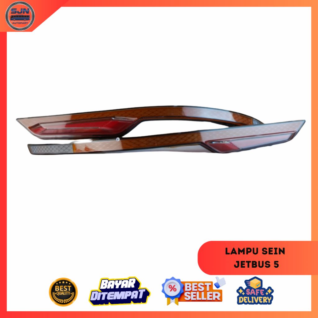 Lampu Bumper Belakang Jetbus 5/Lampu Sein Belakang JB5/FDL Bus Jetbus 5