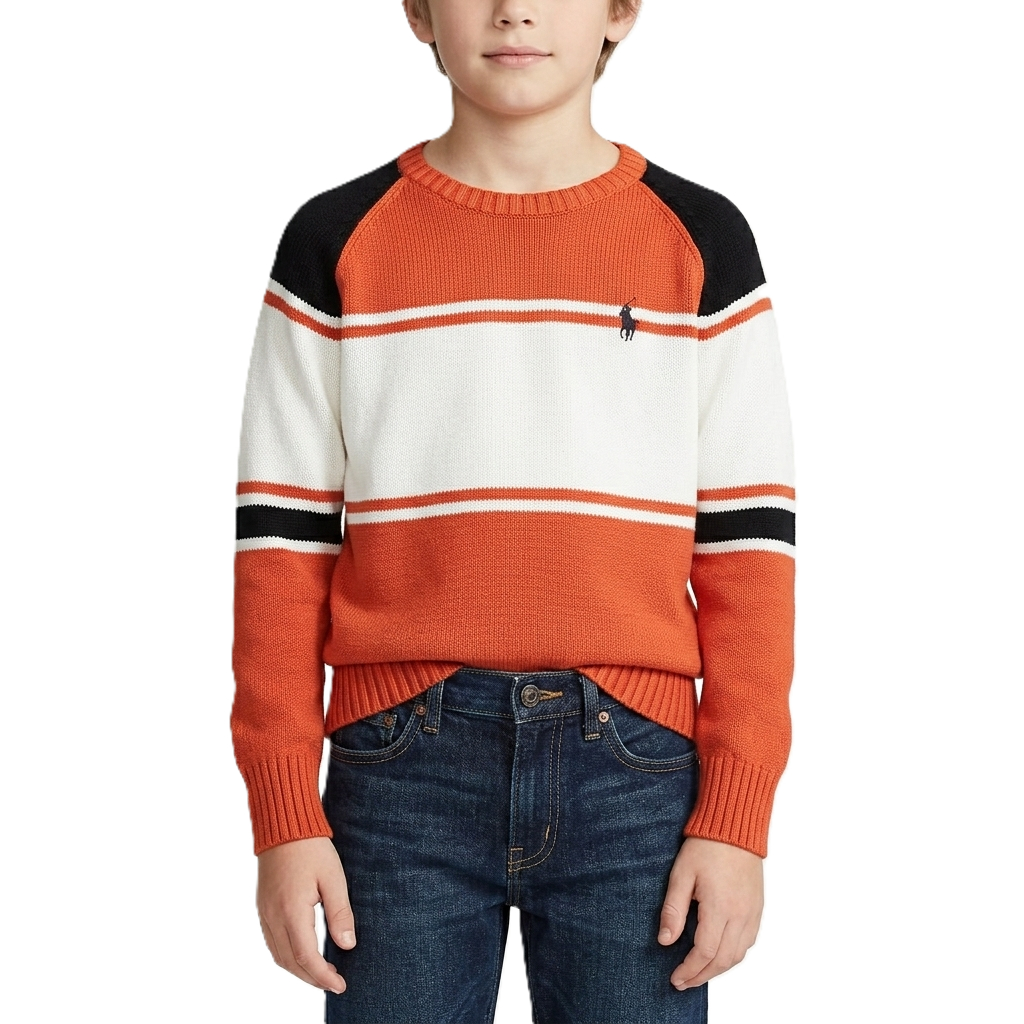 POLO RALPH LAUREN SHIRT CASHMERE SWEATER KIDS K0112