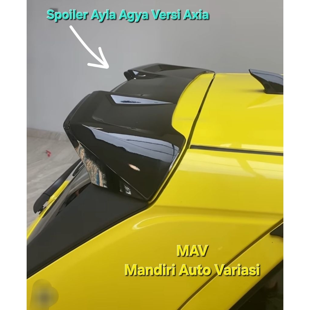 Spoiler All New Agya Ayla Model Axia