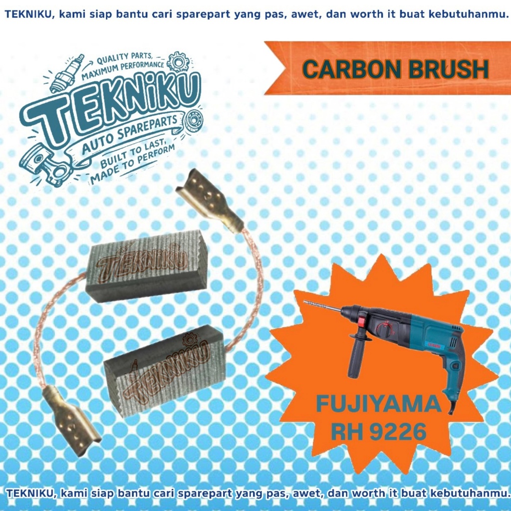 CARBON BRUSH ROTARY HAMMER FUJIYAMA RH 9226 ARANG BOR BETON FUJIYAMA RH 9226