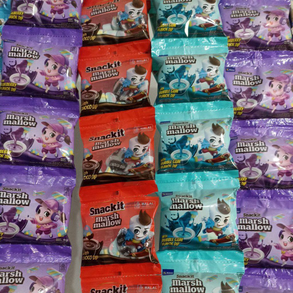 SNACKIT MARSHMALLOW RENCENG ISI 10PCS